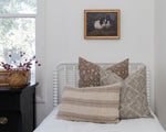 Designer Raaya Striped Pillow Cover // Neutral Brown Pillow Cover // Boutique Pillow Covers // High End Pillow // Modern Farmhouse