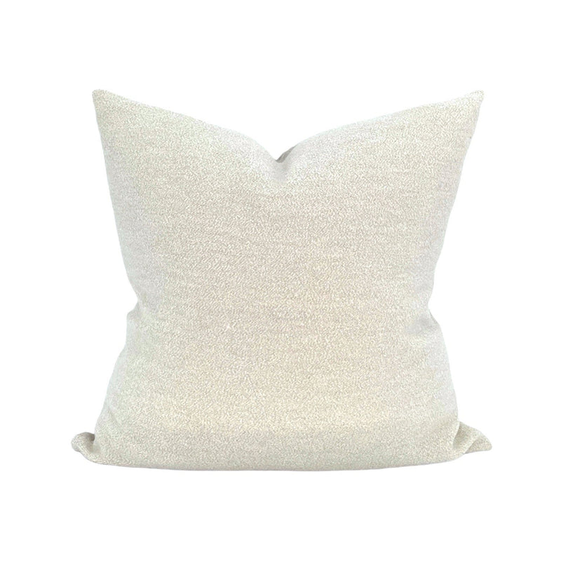 Linen + Cloth Curated Collection "Riley" // Nur, Cream Boucle and Windowpane pillows  //  Designer Pillow Combos //  Winter Throw Pillow Set