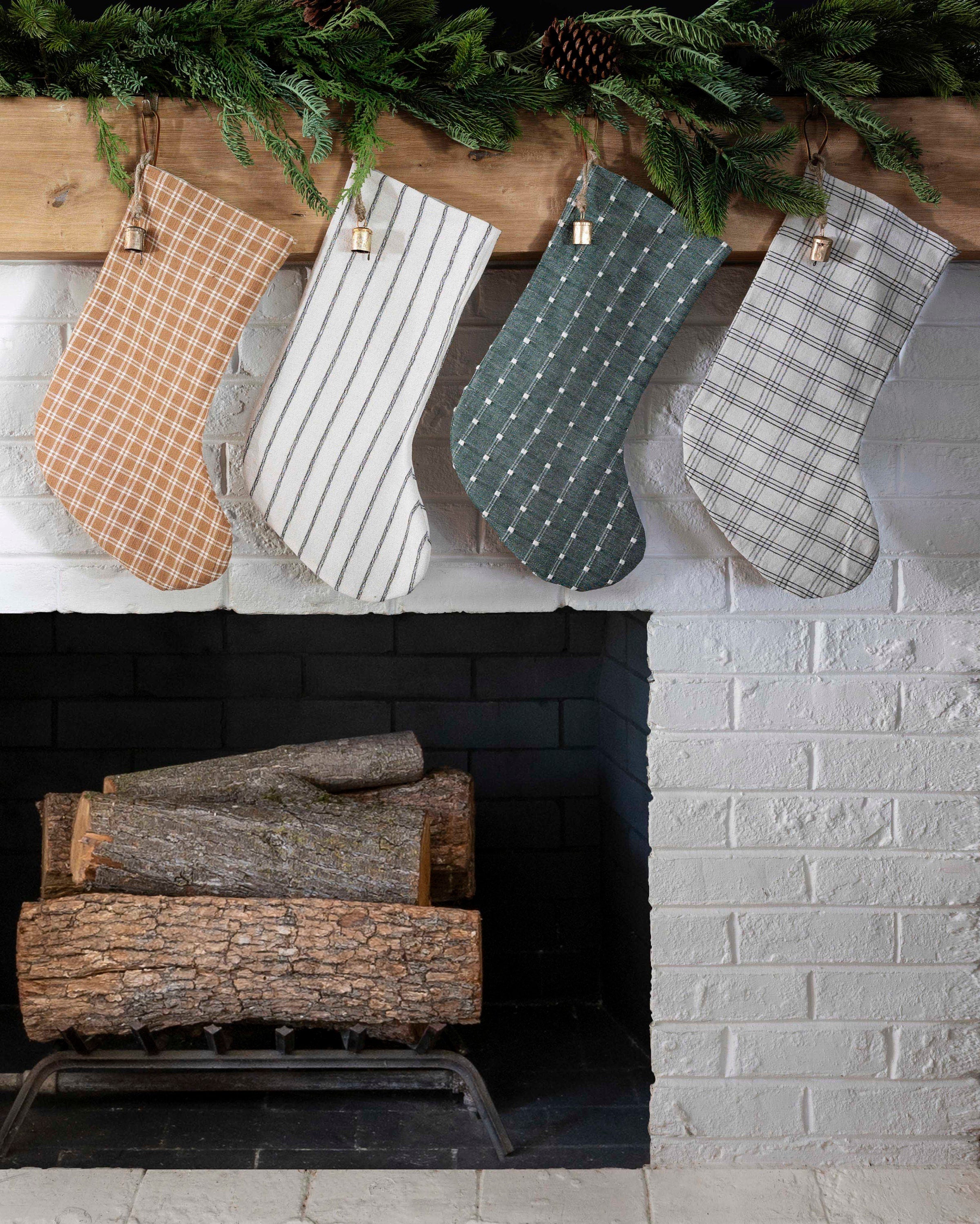 Christmas Goodies Stripe Stocking –