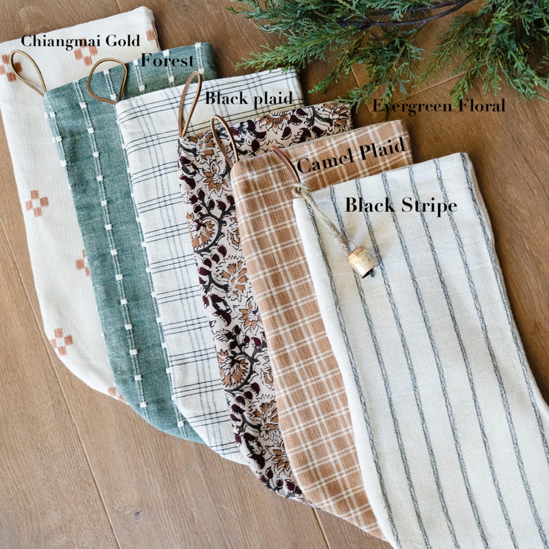 Vintage Inspired Forest Woven Christmas Tree Skirt  | Traditional Tree Skirts | Modern Farmhouse Tree Skirt | High End Boutique