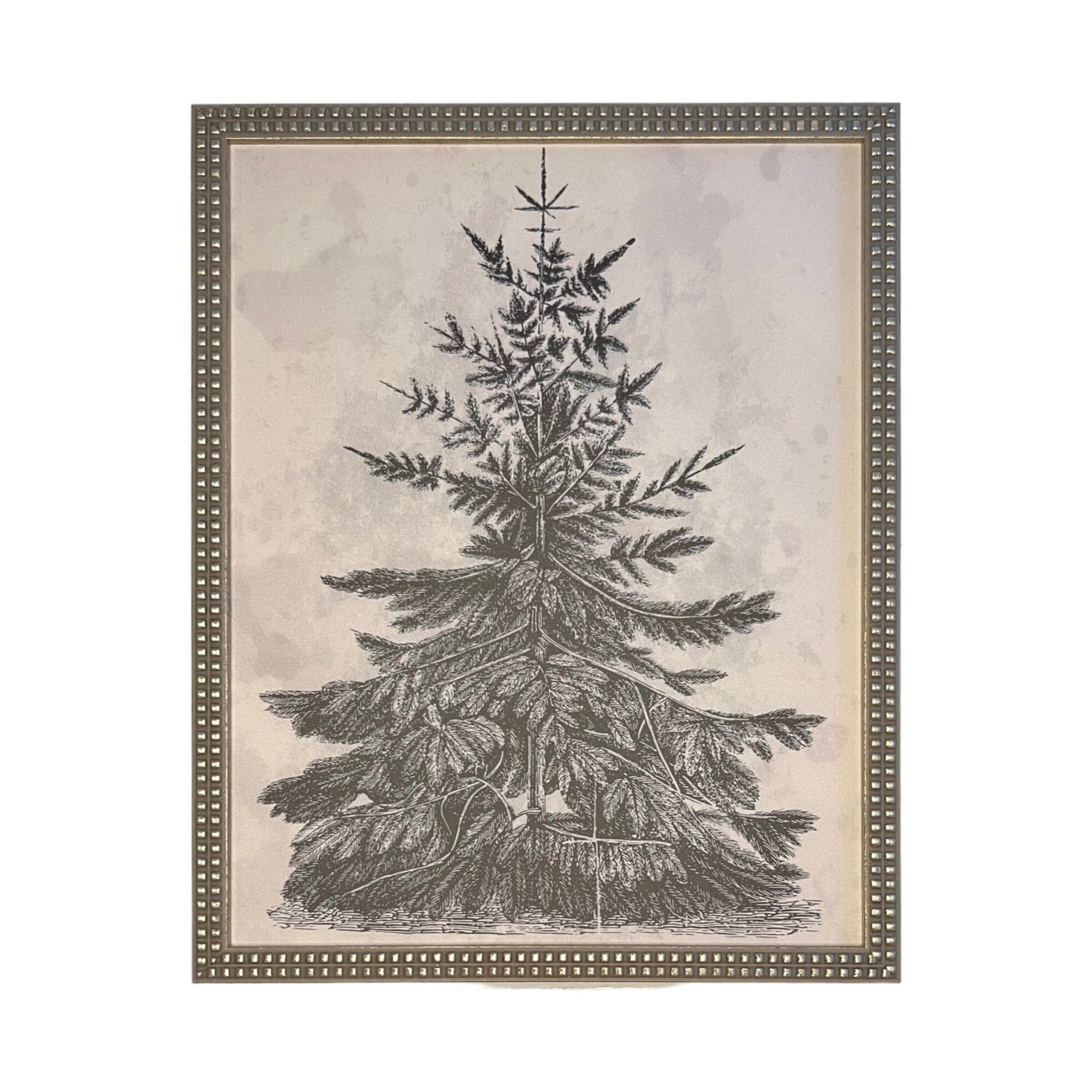 Vintage Framed Canvas Art #CH-306