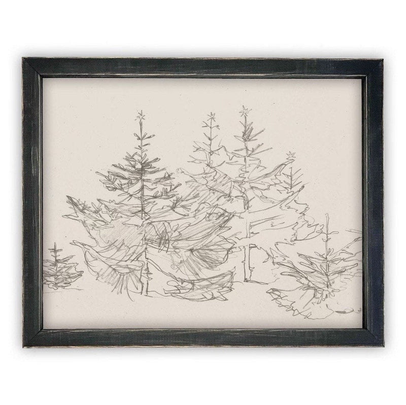 Framed Canvas Art #CH-309