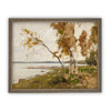 Vintage Framed Canvas Art  // Framed Vintage Print // Vintage Painting // Fall Autumn Landscape Art// Farmhouse print //#LAN-126