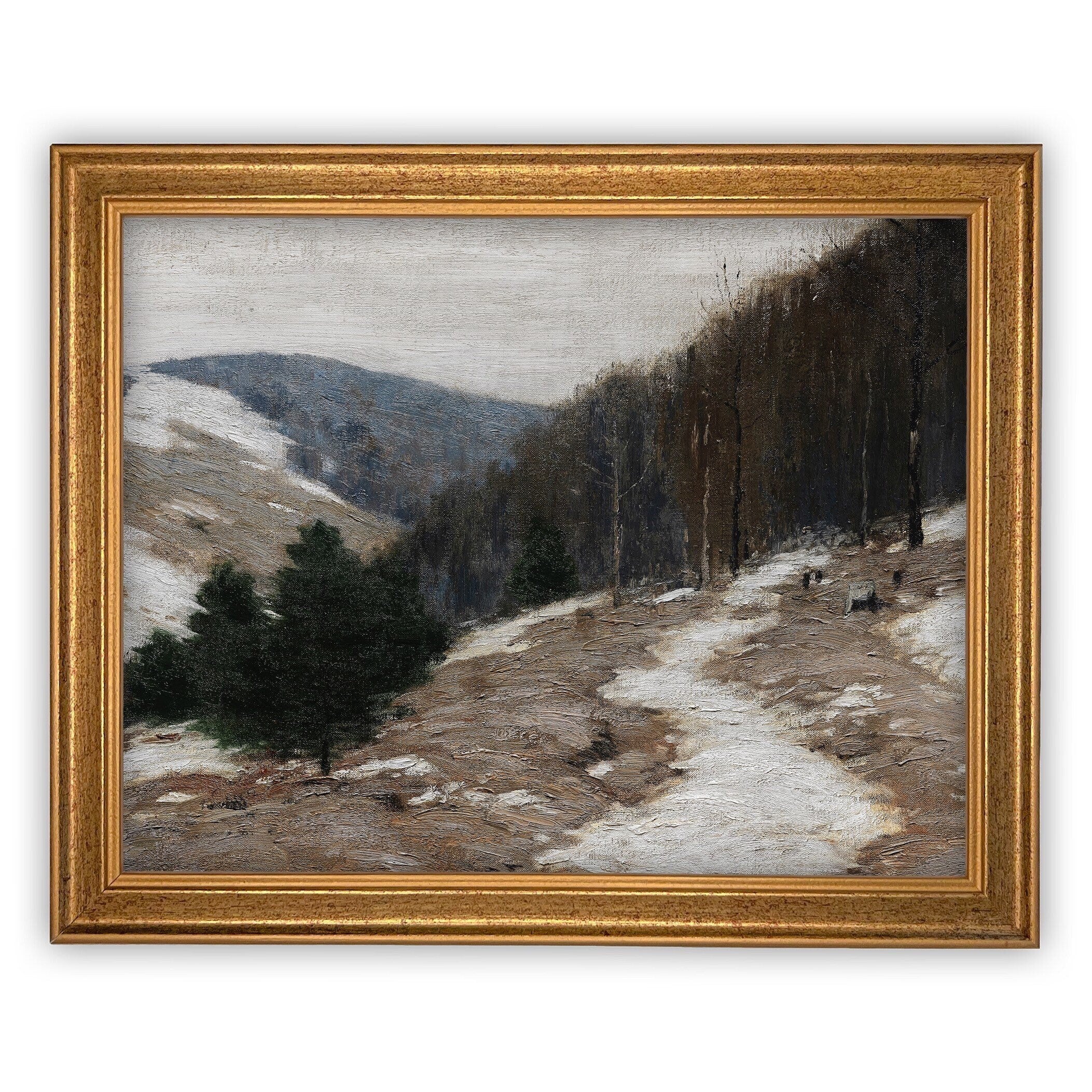 Framed Vintage Farmhouse Canvas Art #CH-314