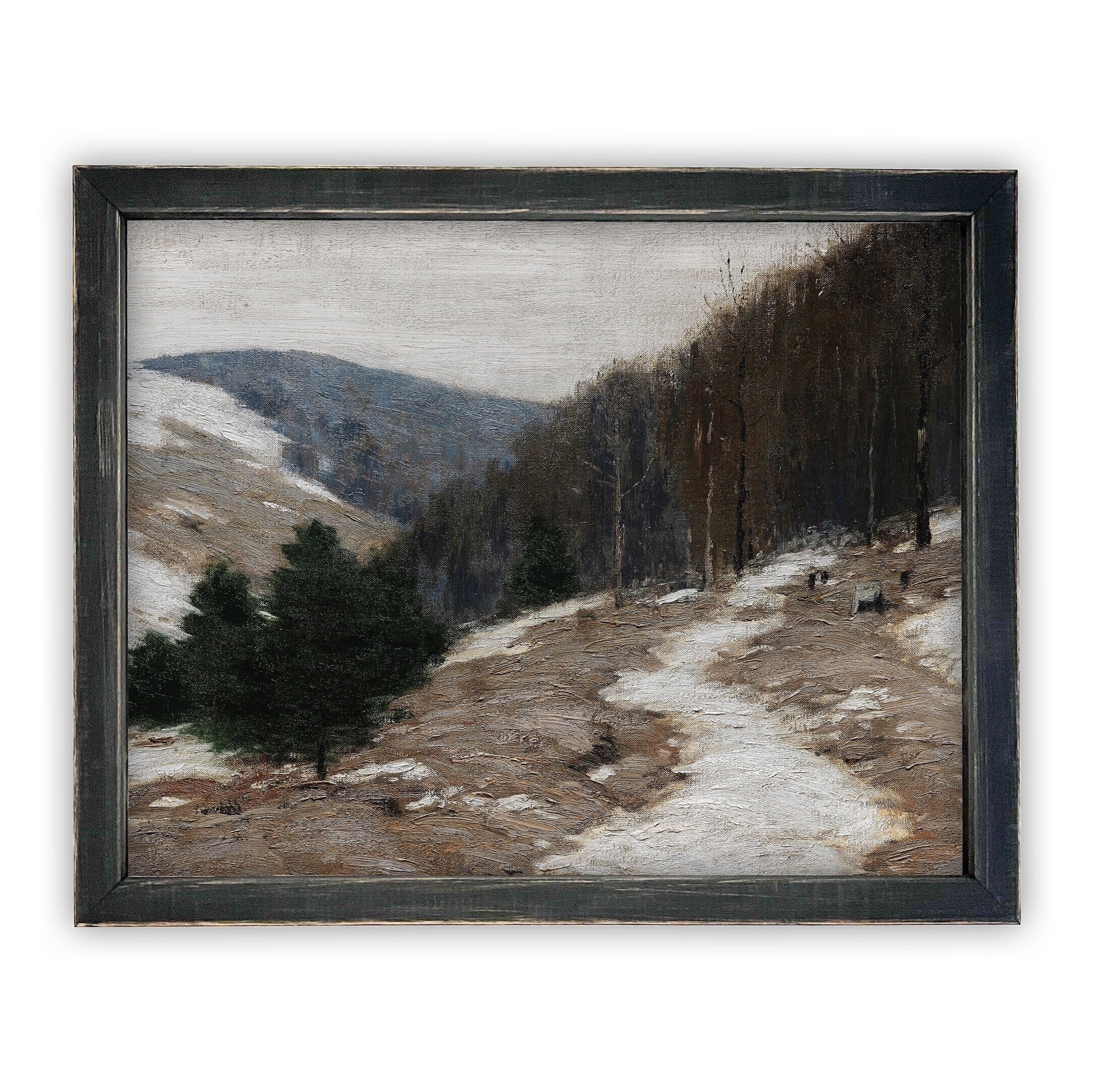 Framed Vintage Farmhouse Canvas Art #CH-314
