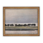 Vintage Framed Canvas Art  // Framed Vintage Print // Vintage Painting // Framed Landscape Art // Modern Farmhouse print //#LAN-102