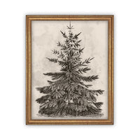 Vintage Framed Canvas Art #CH-306