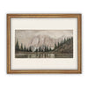 Vintage Framed Lakehouse Cabin Art #CH-301