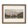 Vintage Framed Lakehouse Cabin Art #CH-301
