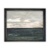 Vintage Framed Canvas Art  // Framed Vintage Print // Vintage Painting // Coastal Beach Seascape // Farmhouse print //#LAN-151