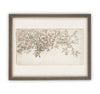 Vintage Framed Canvas Art  // Framed Vintage Print // Vintage Painting // Botanical Citrus Tree Sketch // Farmhouse print  //#BOT-111