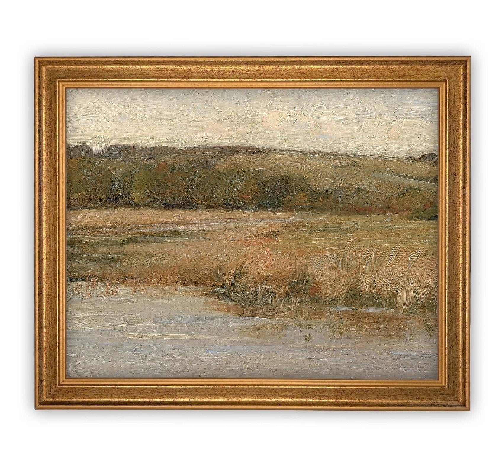 Canvas Oil Painting Frame, Cotton Linen Acrylic Painting Frame