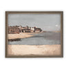 Vintage Framed Canvas Art  // Framed Vintage Print // Vintage Painting // Coastal Beach Art // Seascape print //#LAN-159