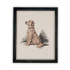 Vintage Framed Canvas Art // Framed Vintage Print // Golden Retriever Drawing Sketch// Vintage Dog Art// Boys Room or Nursery print //#A-107