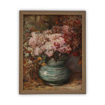 Vintage Framed Canvas Art  // Framed Vintage Print // Vintage Painting // Floral Still Life Print // Botanical print //#BOT-127