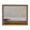 Vintage Framed Canvas Art  // Framed Vintage Print // Vintage Painting // Vintage Fall Landscape Art// Farmhouse print //#LAN-120