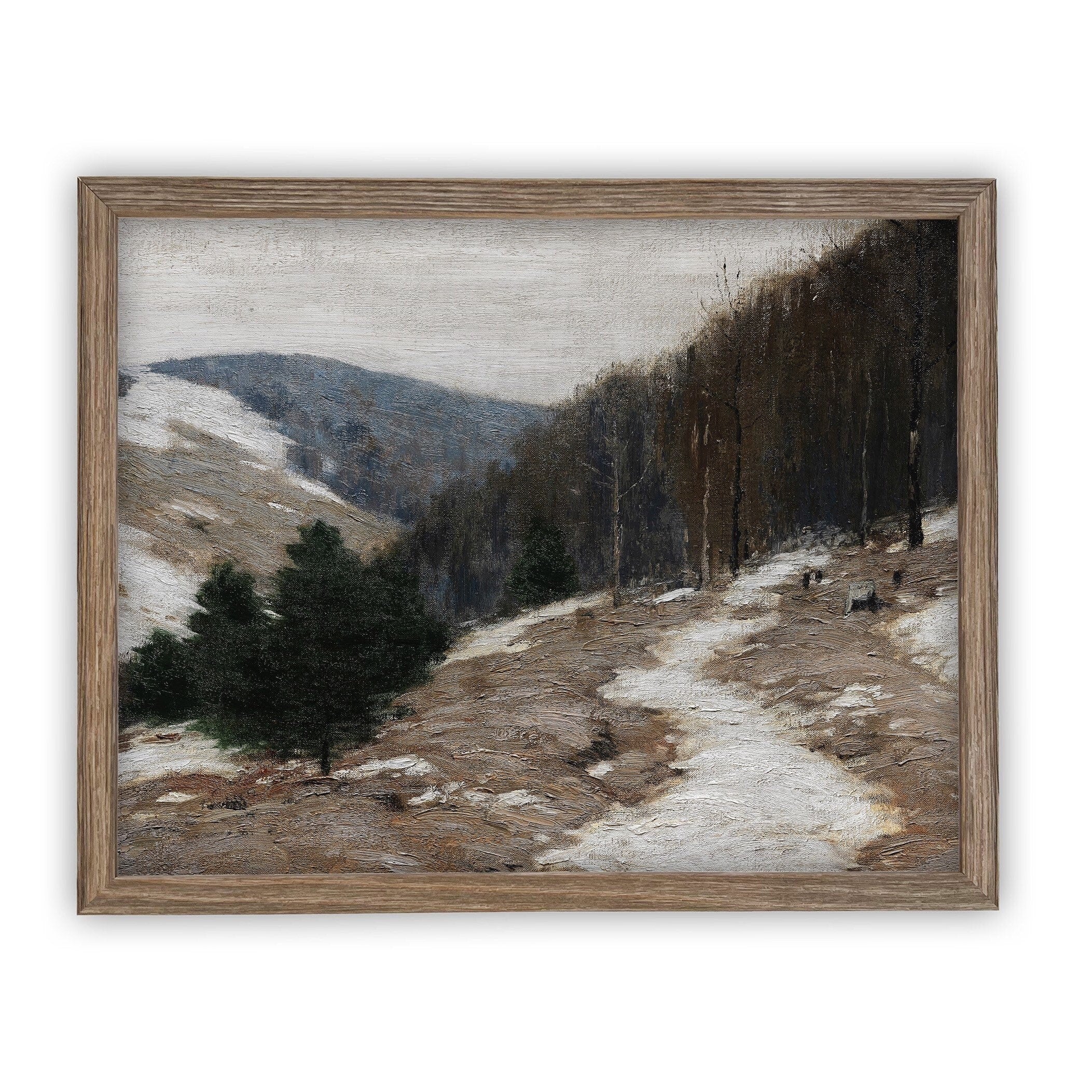 Framed Vintage Farmhouse Canvas Art #CH-314