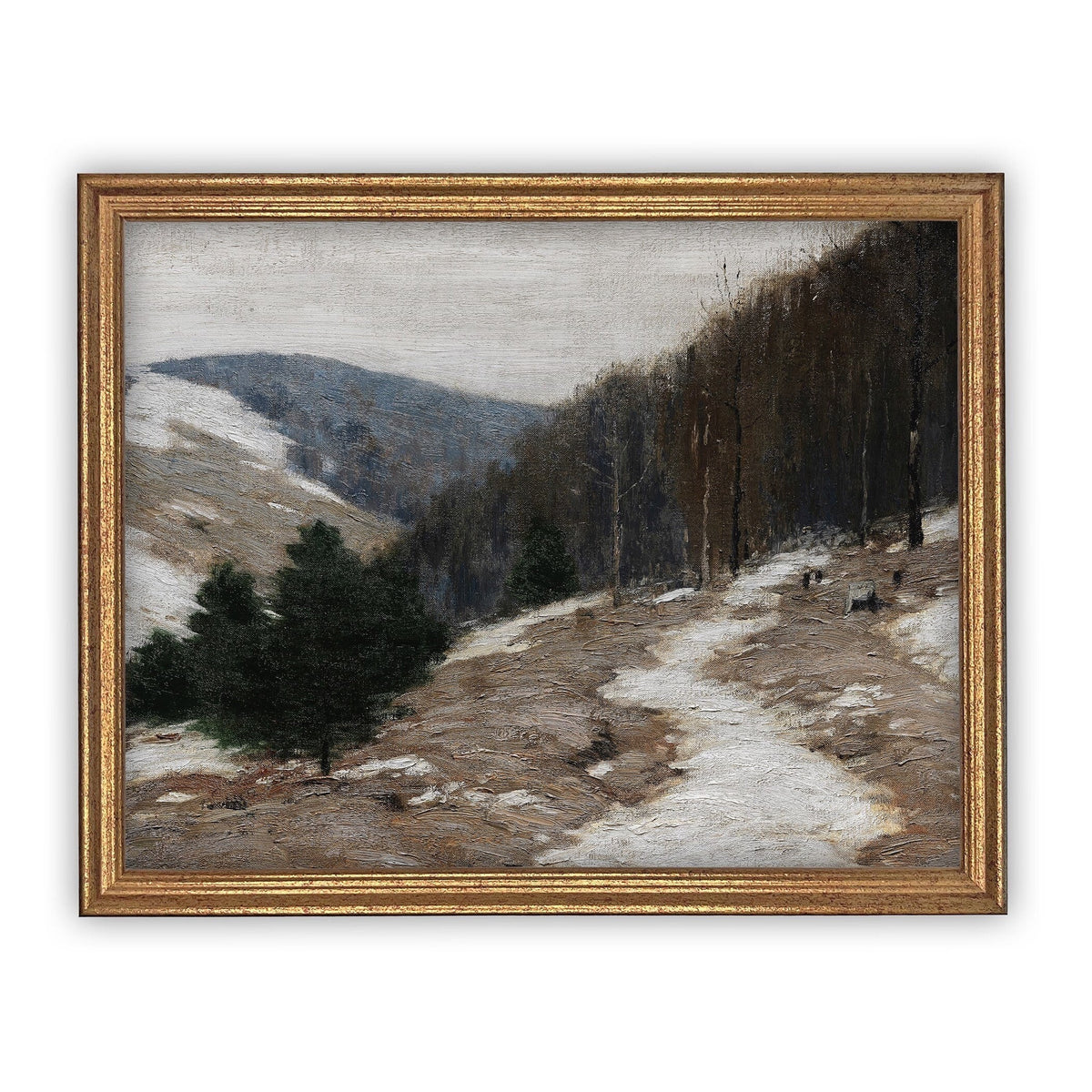 Framed Vintage Farmhouse Canvas Art #CH-314