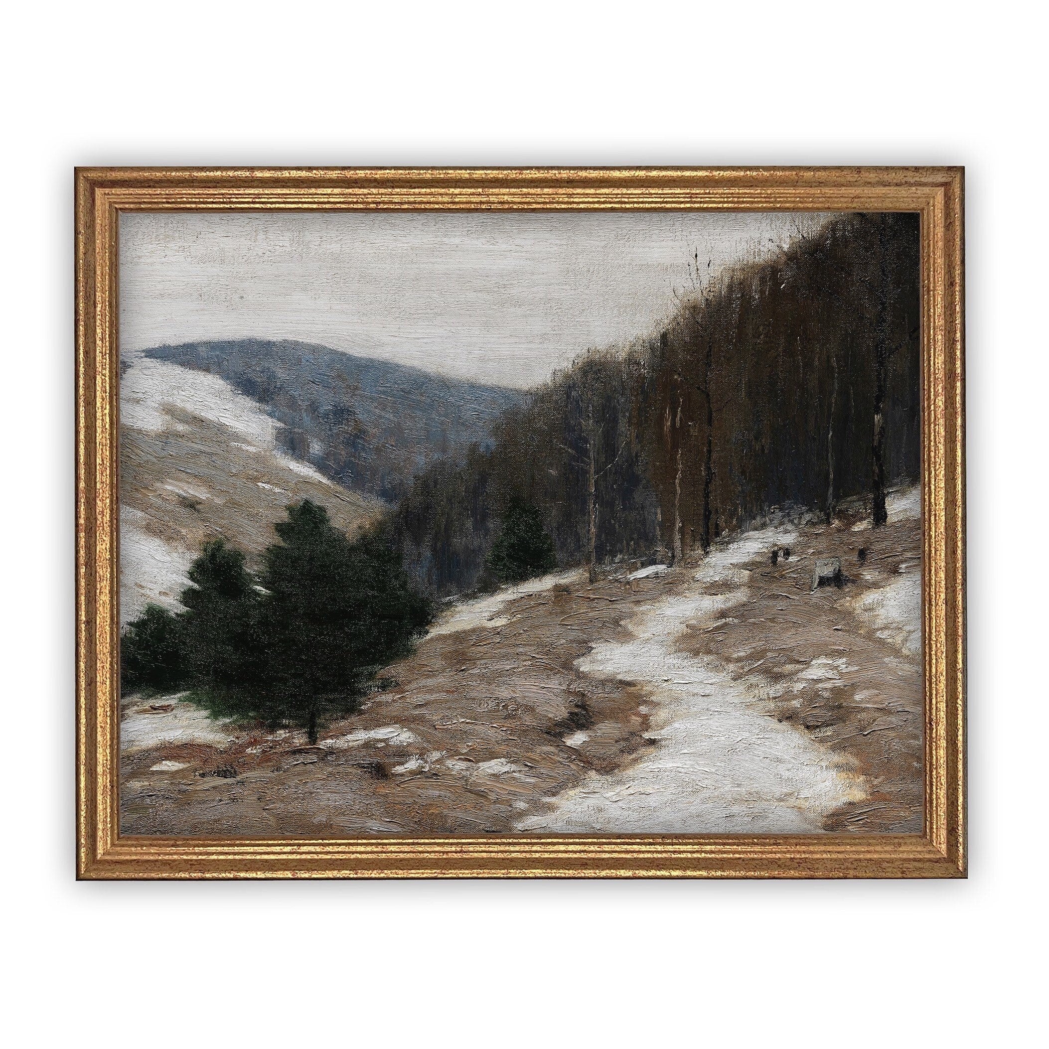 Framed Vintage Farmhouse Canvas Art #CH-314