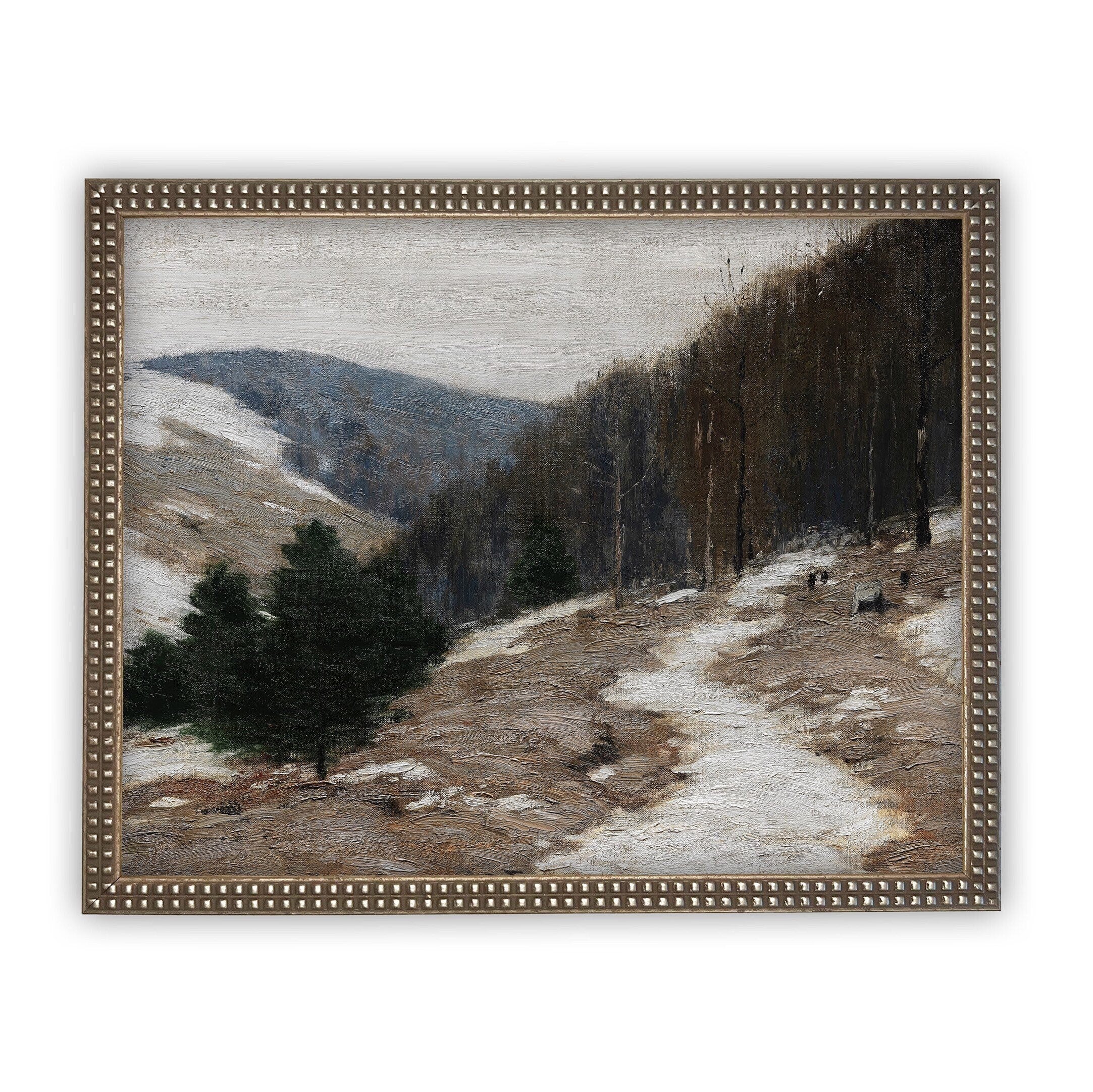 Framed Vintage Farmhouse Canvas Art #CH-314