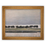 Vintage Framed Canvas Art  // Framed Vintage Print // Vintage Painting // Framed Landscape Art // Modern Farmhouse print //#LAN-102