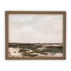 Vintage Framed Canvas Art  // Framed Vintage Print // Vintage Painting // Beach House Seascape Coastal Art// #LAN-160