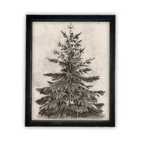 Vintage Framed Canvas Art #CH-306
