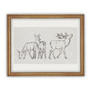 Vintage Framed Canvas Art #CH-310