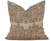 READY TO SHIP 20X20 Designer Fleur in Saffron Chartreuse Pillow Cover // Floral Green Pillow // Botanical Pillow // Decorative Throw Pillows