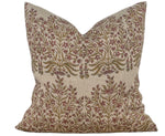READY TO SHIP 20X20 Designer Fleur in Saffron Chartreuse Pillow Cover // Floral Green Pillow // Botanical Pillow // Decorative Throw Pillows