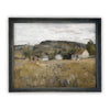 Vintage Framed Canvas Art  // Framed Vintage Print // Vintage Painting // Country Landscape // Farmhouse print //#LAN-182