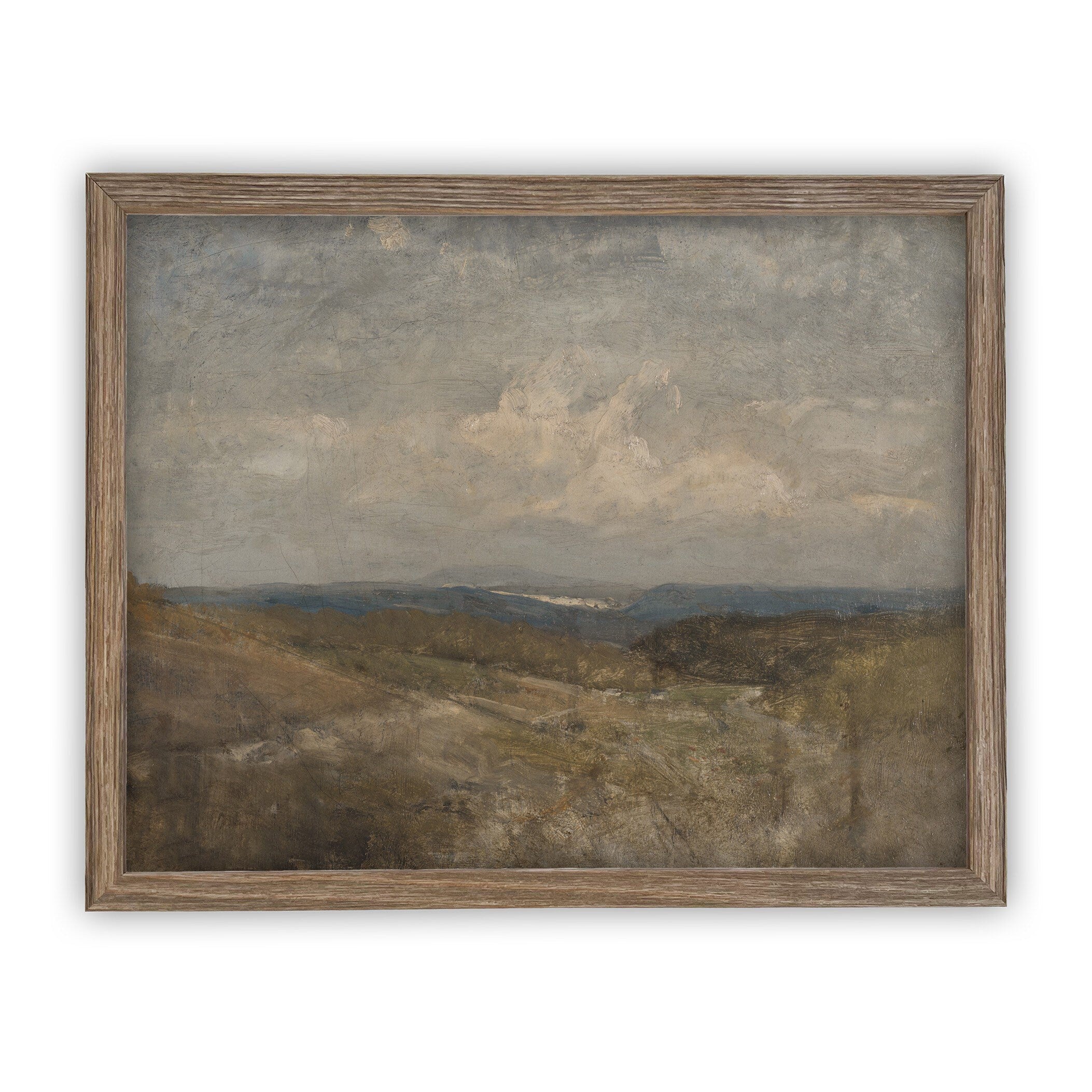 Vintage Framed Canvas Art #LAN-195 – Linen + Cloth