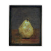 Vintage Framed Canvas Art // Framed Vintage Pear Art // Vintage Fruit Oil Painting // Still Life Kitchen Painting // Farmhouse Art //#ST-615
