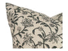 Designer "Montclair" Floral Pillow Cover // Green and Natural Cream Pillow Cover // Boutique Pillow Covers // Modern Farmhouse