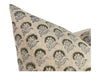 READY TO SHIP 22X22 Designer "Indio" Block Print Pillow Cover // Olive and Natural Pillow Cover // Boutique Pillow Covers //Modern Farmhouse