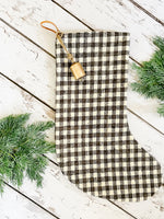 Vintage Inspired Christmas Stockings | Trendy Christmas Stocking | Modern Farmhouse Christmas Stockings | High End | Boutique Christmas