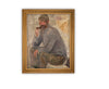 Vintage Framed Canvas Art // Framed Vintage Print // Vintage Painting // Vintage Portrait of a Man// Farmhouse print //#P-538