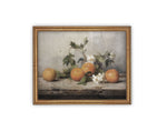 Vintage Framed Canvas Art // Framed Vintage Orange Print // Vintage Fruit // Still Life Kitchen Painting // Farmhouse print //#ST-620