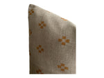 READY TO SHIP 20x20 Linen Chiangmai Native Cotton Pillow Cover // Gold Mustard Batik Pillow // Boho Tribal Pillow