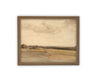 Vintage Framed Canvas Art // Framed Vintage Print // Vintage Painting // Country Landscape // Farmhouse print //#LAN-218