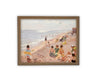 Vintage Framed Canvas Art // Framed Vintage Print // Vintage Framed Oil Painting // Coastal Beach Art // Beach House Print // #COAS-127
