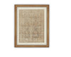 Vintage Framed Canvas Art // Framed Vintage Print // Vintage Painting // Neutral Tapestry Art // Farmhouse print //#MSC-103